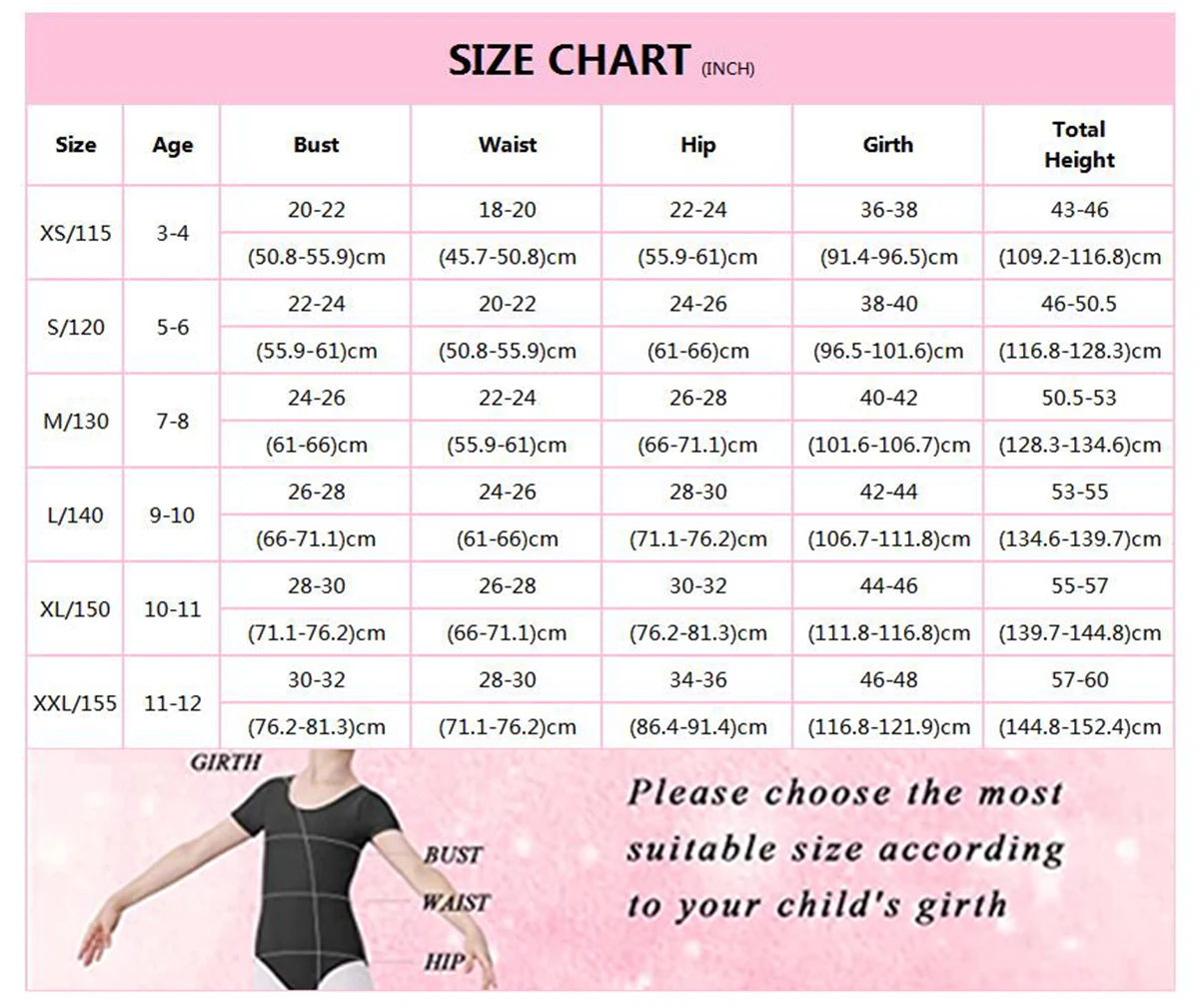 AOYLISEY Meisjes Ballet Dans Maillots Ruche Mouw Gymnastiek Body Peuter Kids Romper Buik Outfits Toneelkostuum 3-12Year