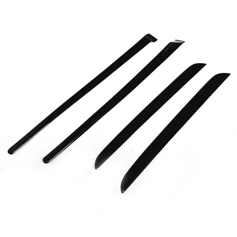 For Honda HRV HR-V Vezel 2021 2022 Glossy Black Inner Door Panels Strip Decoration Cover Trim