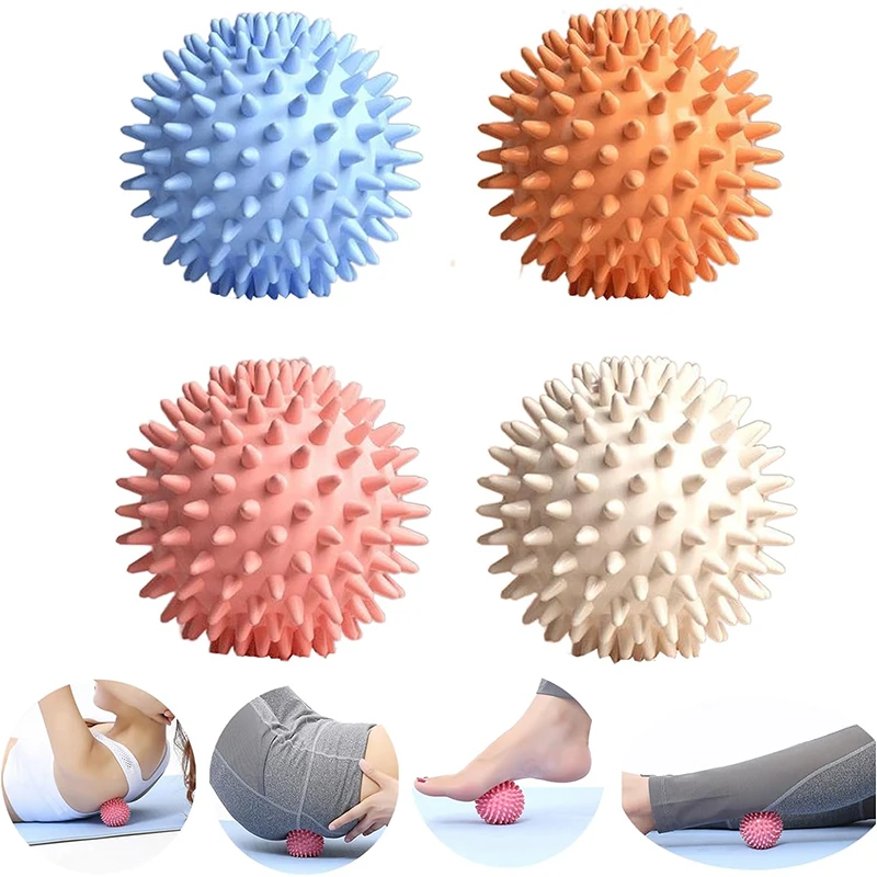 

1PC Massage Ball Durable PVC Hedgehog Fascia Ball Muscle Relaxation Yoga Fitness Shoulder Neck Sole Meridian Ball Stress Relief