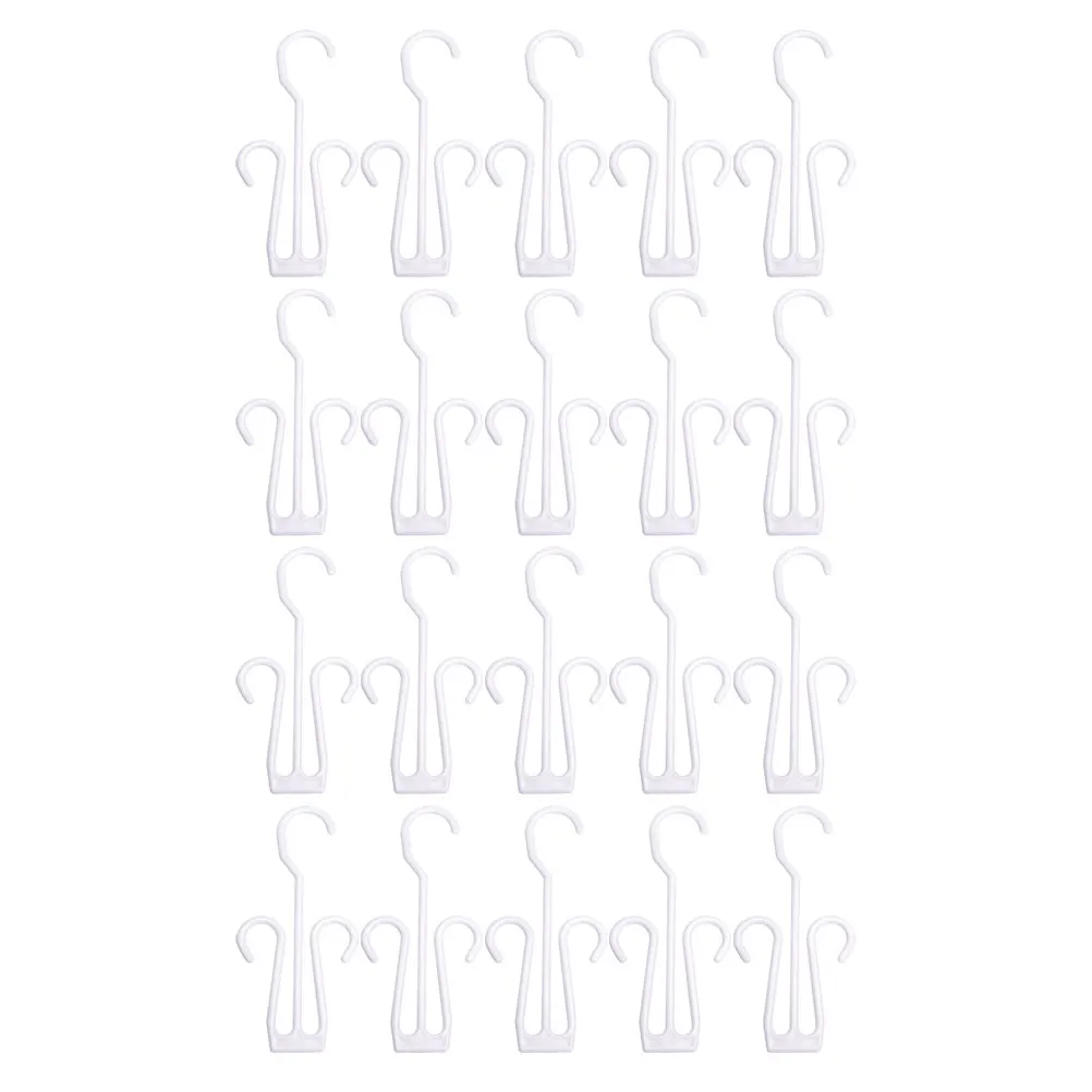 

Display Shoe Hook Hangers Hanging Multifunctional Large White Holder Rack for Closet