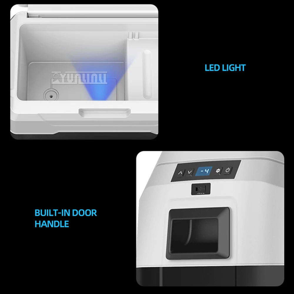 30L Camping Nevera Pequeña Electrodomestico Portable Car Refrigerator Compressor Freezer Fridge