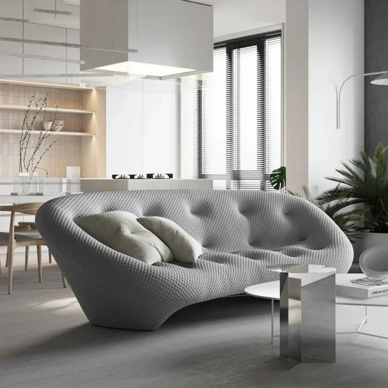 Nordic Style Stretch Sofa Foam Sponge Living Room Longue Loveseat Sofa Unusual Floor Lazy Modular Chaises De Salon Furniture