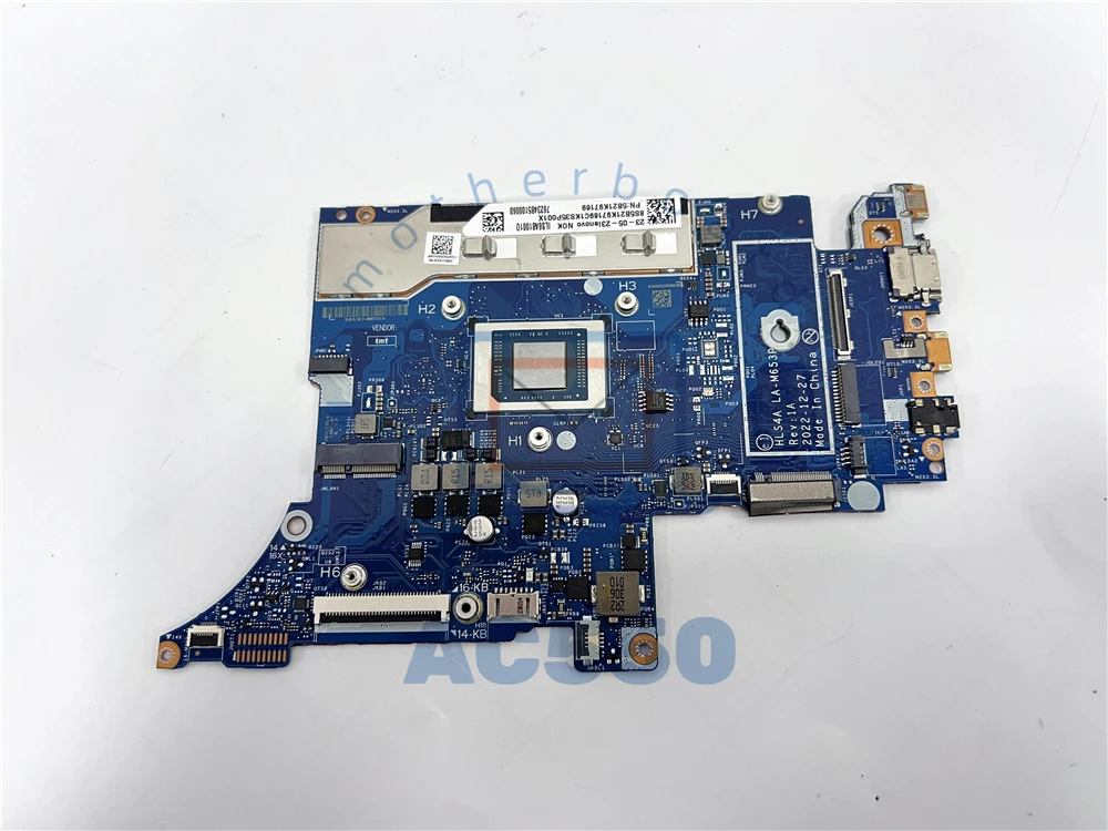 

Laptop Motherboard 5B21K97169 LA-M653P For ACER LENOVO slim 5 16ABR8 WITH R7 7730 CPU 16G RAM text OK