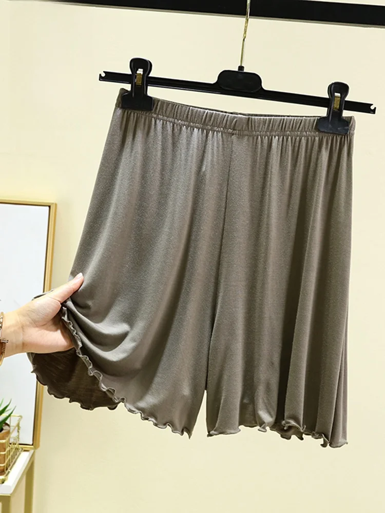 

Легкие модальные рта, свободные летние домашние брюки с пятью деталями, нижнее белье, антилегкие брюки Se, универсальные кружевные брюки