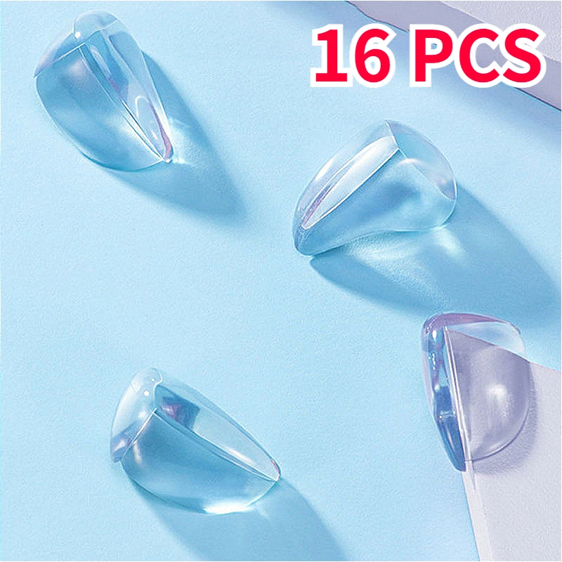 16Pcs Easy-to-Install Anticollision Edge Child Furniture Corner Guards - Non-Toxic Table Corner Edge Protection Cover