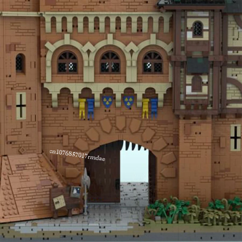 NEW 16164pcs MOC European Medieval Street View Eternal Castle DIY creative ideas Retro child Toy Birthday Gift building blocks