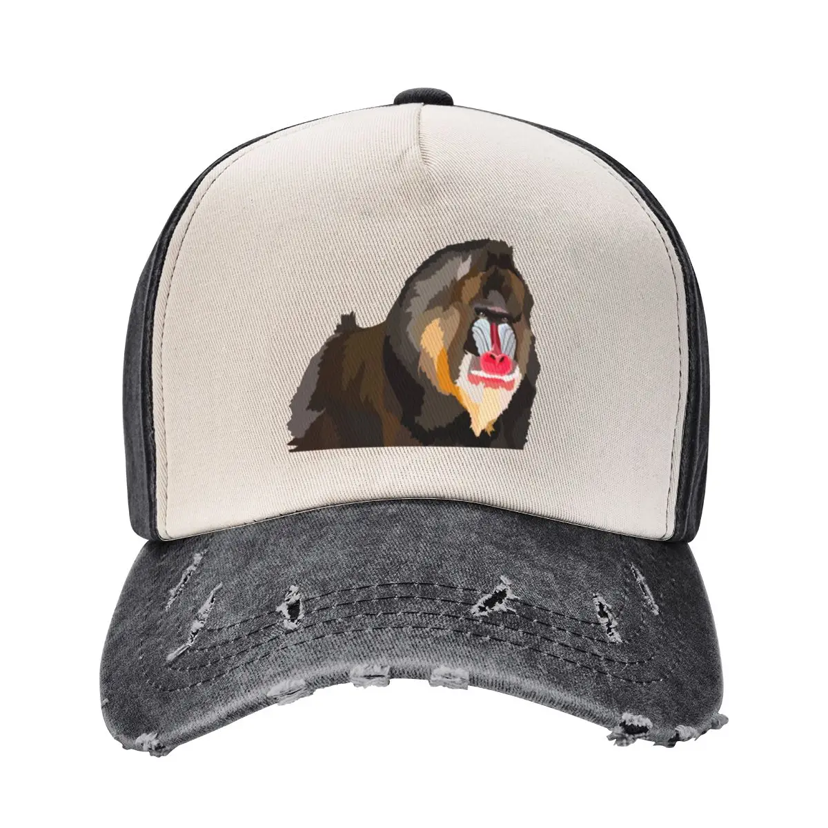 

M is for Mandrill Baseball Cap foam party Hat fishing hat New In Hat Rave Woman Hats Men's