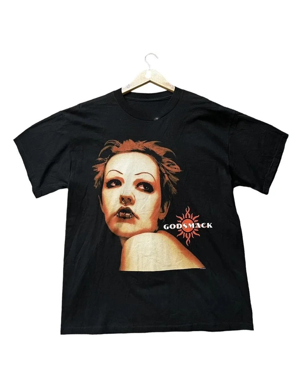 

Футболка в стиле ретро Godsmack US Tour 1999, мужская и женская футболка унисекс, летние футболки с высоким рисунком Preferred