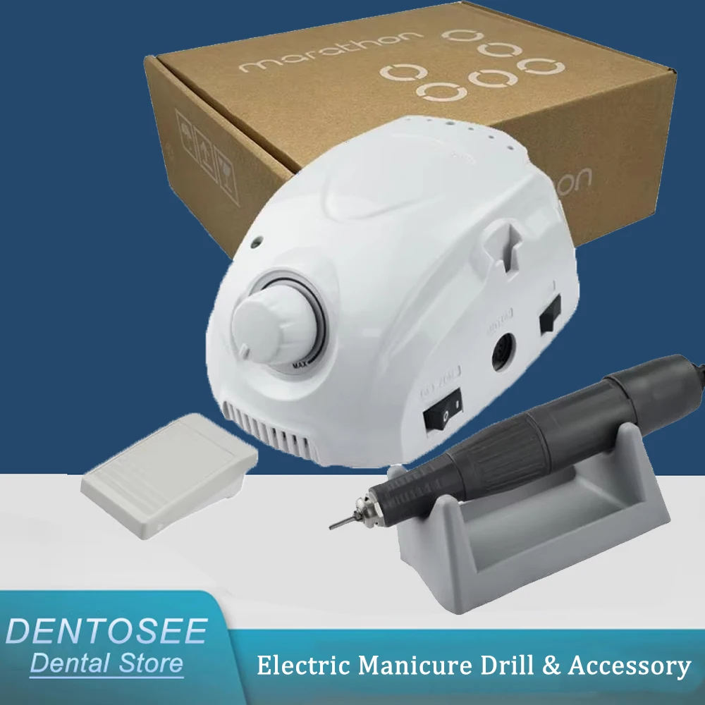 

High-Speed Dental Micro Motor & SH37L1 Handpiece for Milling, Engraving, Nail Polish - Marathon Model