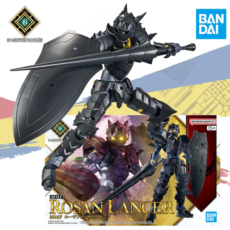 

Bandai оригинальная 30MF 30 MINUTES FANTASY ROSAN LANCER аниме подвижная кукла в сборе модель коллекция игрушек украшения детский подарок