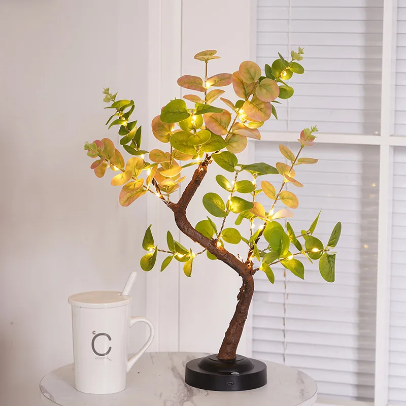 New Thanksgiving Maple Tree Light Olive Leaf Decorative Light Furniture Furniture Night Light
