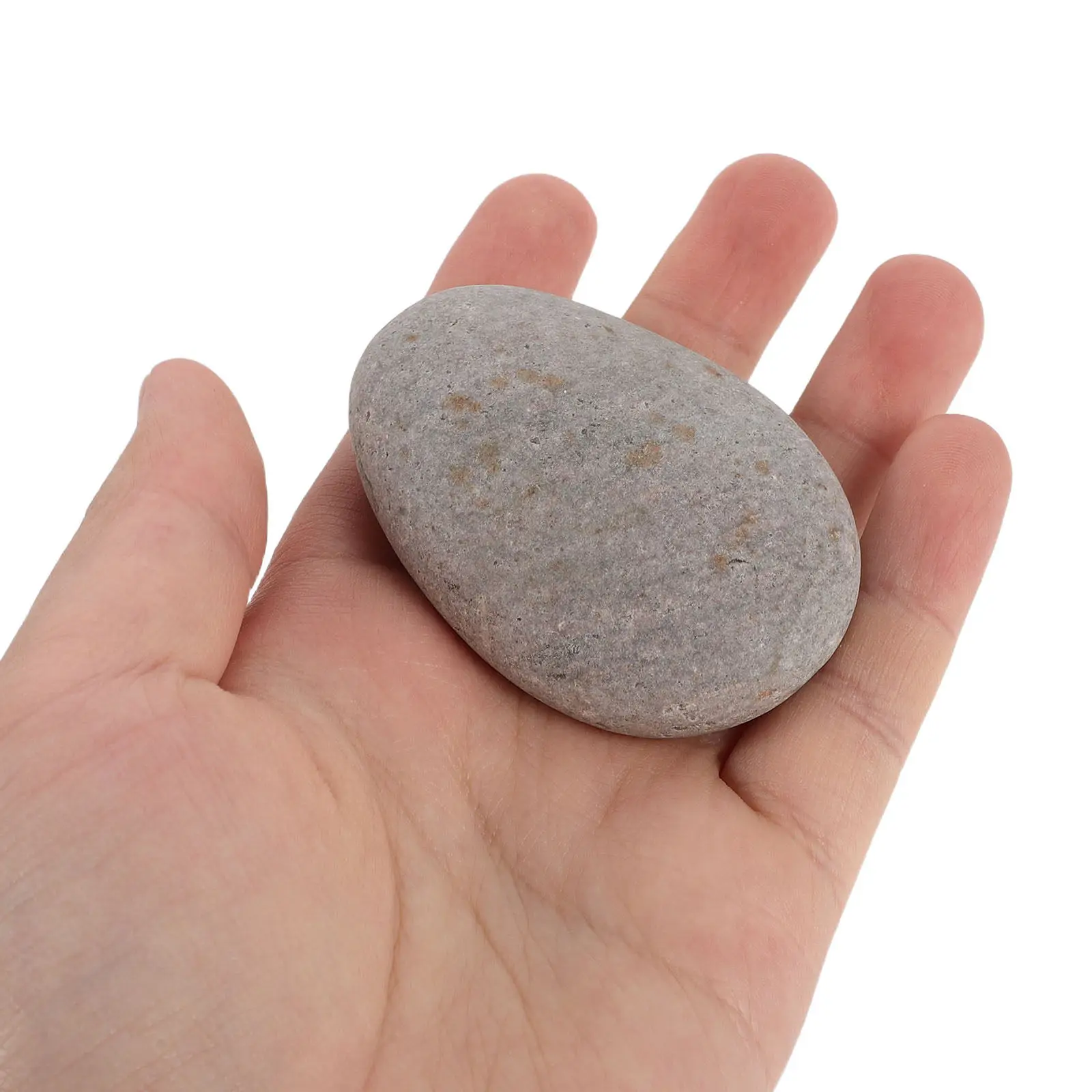 5Pcs Painting Rocks Smooth Flat River Stones Natural Mixed Pebbles 1.97-2.76 Inches Stable DIY Art Stone Painting Crafts