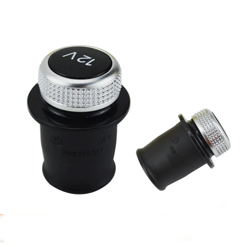 

Cigarette Lighter Cover Chrome Plated Cigarette Lighter Plug For Audi For Audi A3 A4 A5 Q2 Q7 R8 8W0 919 311 12V