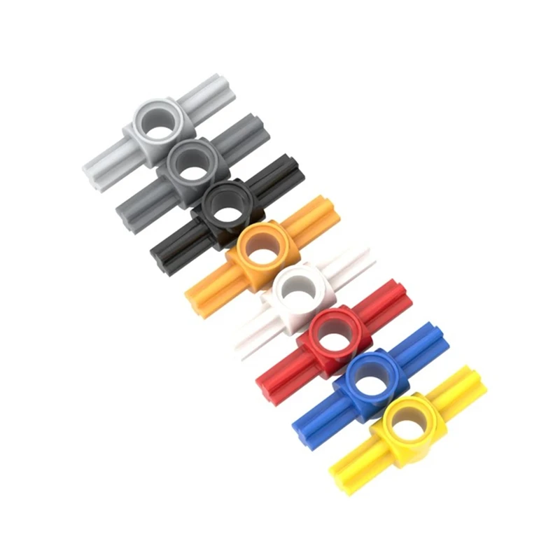 30PCS BEAM, 1 MODULE W/ 2 CROSS AXLE, 180 DEG. Compatible 27940 Self-Locking Bricks Building Blocks Toys Accessories