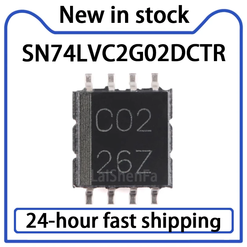 5PCS SN74LVC2G02DCTR Package SSOP-8 1.65V To 5.5V or Non Door in Stock