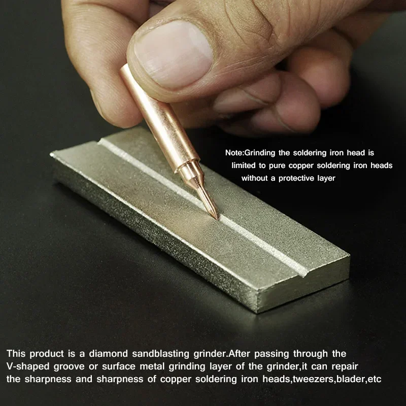 

Whetstone for Tweezers Correcting Repair Blade Soldering Tips Polishing Grinding Tool Repair