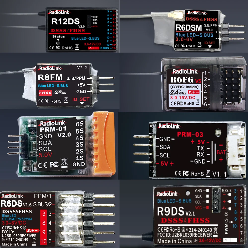 

Радиоуправляемый приемник Radiolink R6D SM R6FG R8SM R7FG SUI04 R4FGM R12DSE R6DS R9DS R8FM R8EF R8FM 2,4G Сигнал для радиоуправляемого передатчика