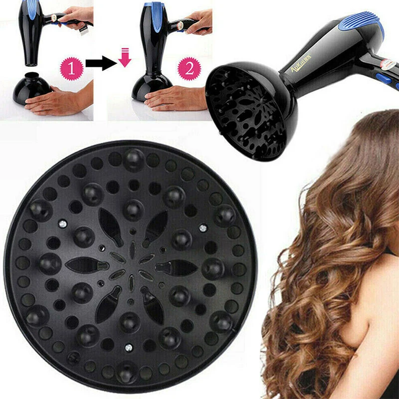 Professional Hair Styling Accessories Curl Dryer Diffuser Gale Wind Mouth Cover Hair Dryer Styling Barbershop Hairdressing Tool