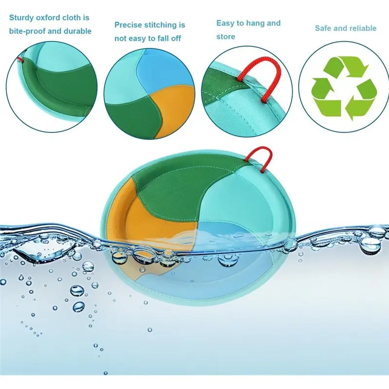 2025 Trend Floating Flying Disc 2Pcs Dog Set- Interactive Pet Game Supplies For Small, Medium For Aggressive Chewers 2 Style