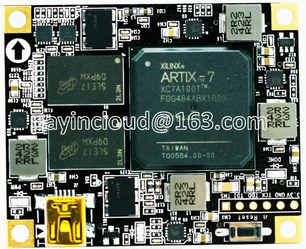 Artix-7 A7 FPGA Core Board XC7A100T Fpga Development  Minimum System   (Core  + USB Cable Blaster)