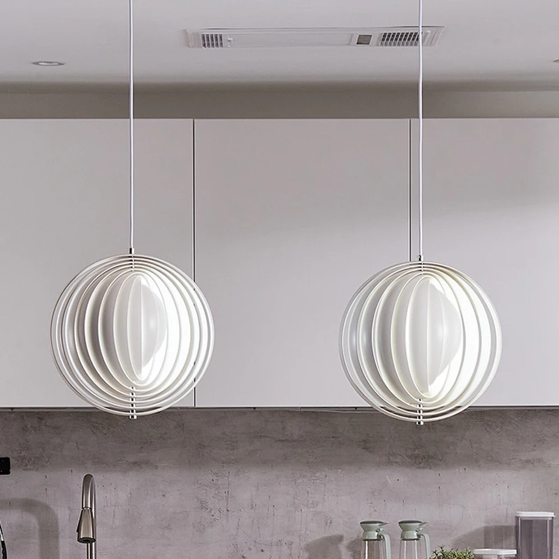 APRIL Nordic Pendent Lamp LED Creative Lantern Chandelier Decorative For Home Dining Room Bar Stairs