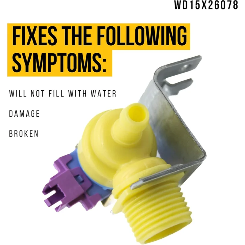 

FAST-WD15X26078 Водяной клапан в сборе для посудомоечной машины GE заменяет AP6986683 Впускной клапан для воды 120 В