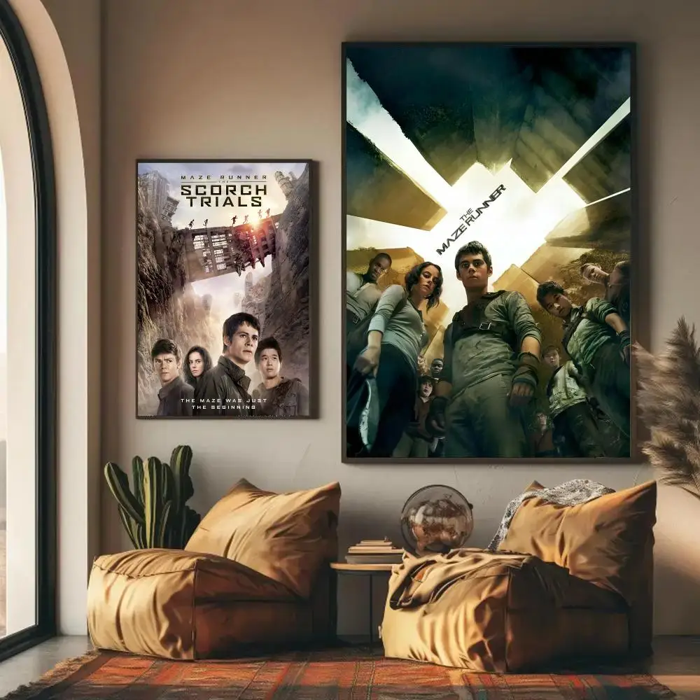 The Maze Runner Poster HD Wall Art Decal Self-Adhesive Aesthetic Decor For Home Living bedroom bar aesthetic