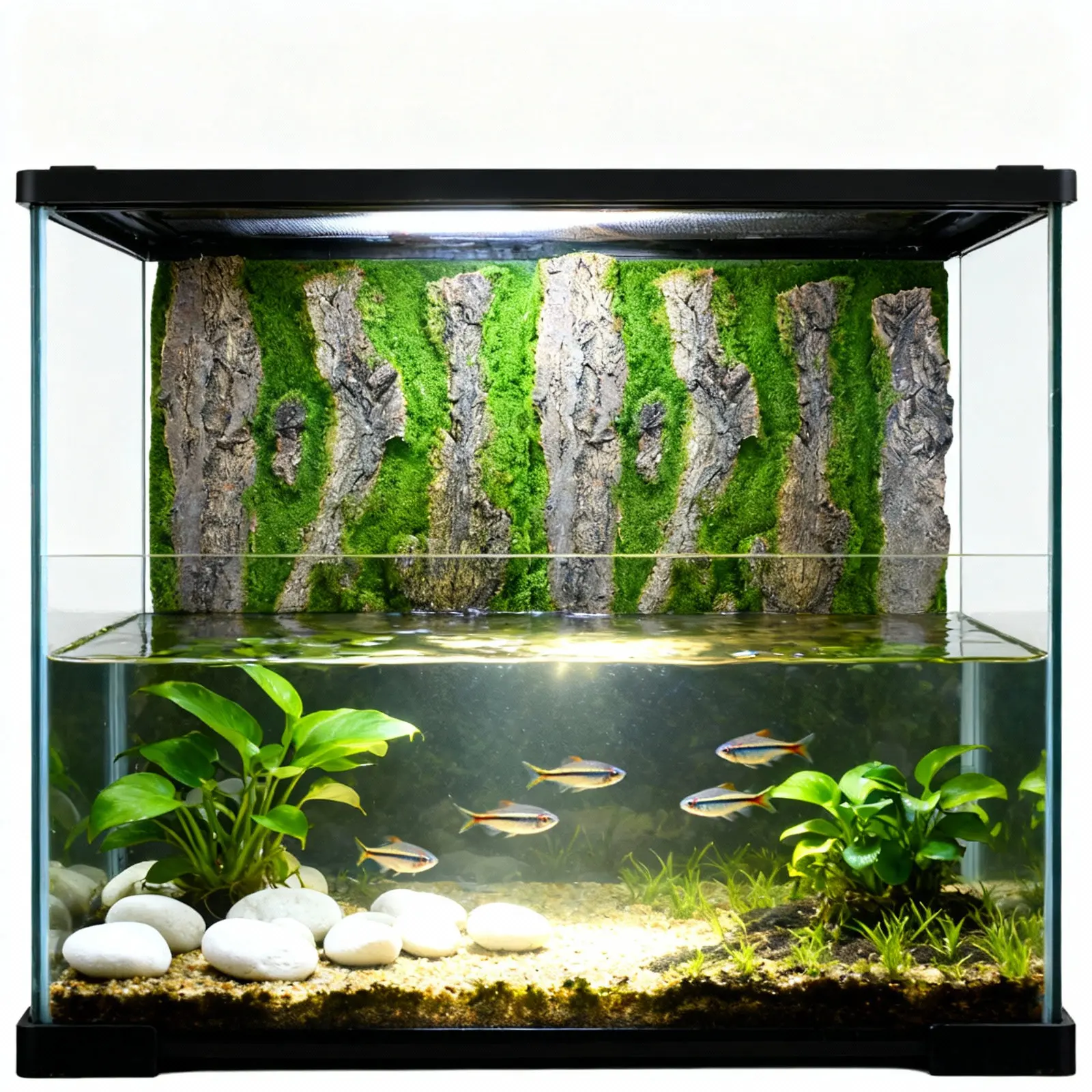 Aquarium Moss - Papan Latar Belakang Akuarium 3D, Menyerupai