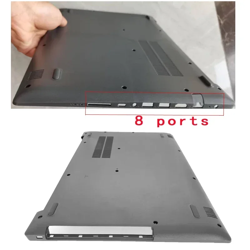 Nuevo para Lenovo IdeaPad 330-15 330-15IKB 330-15ISK 330-15ABR LCD contraportada/bisel frontal/bisagras/reposamanos/cubierta inferior plateada