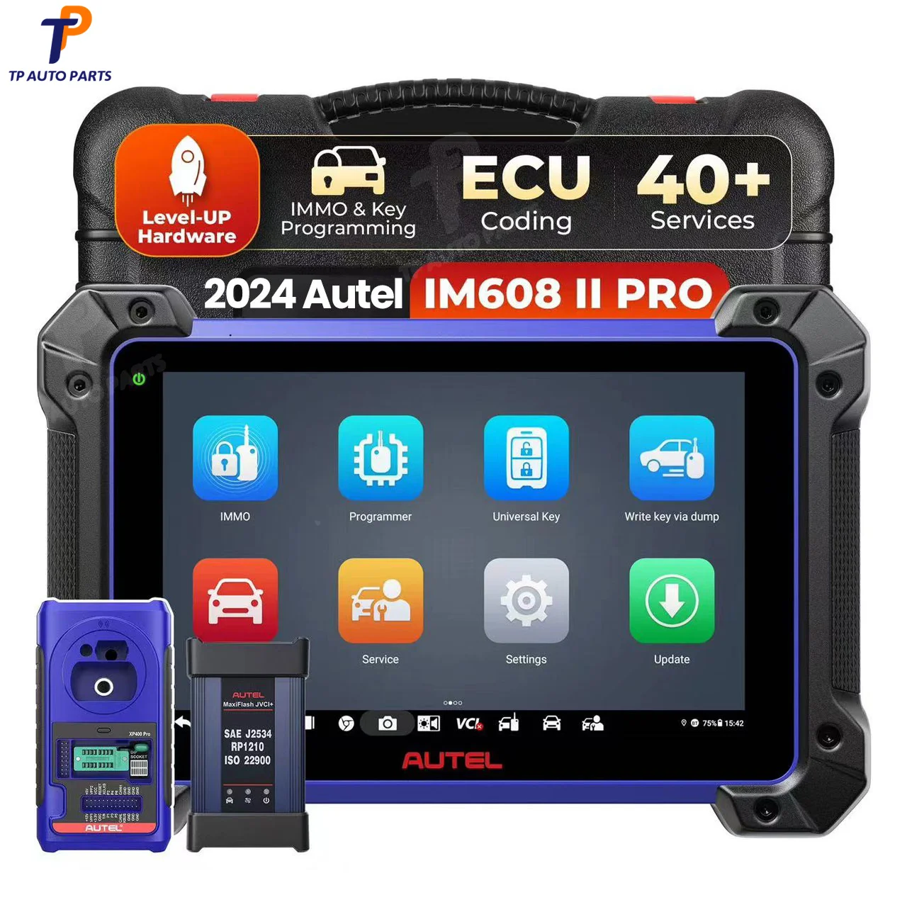 Autel MaxiIM IM608 II IMMO Key Fob Programming Tool XP400PRO Programmer Diagnostic Tools Car Accessories 40+ Services Functions