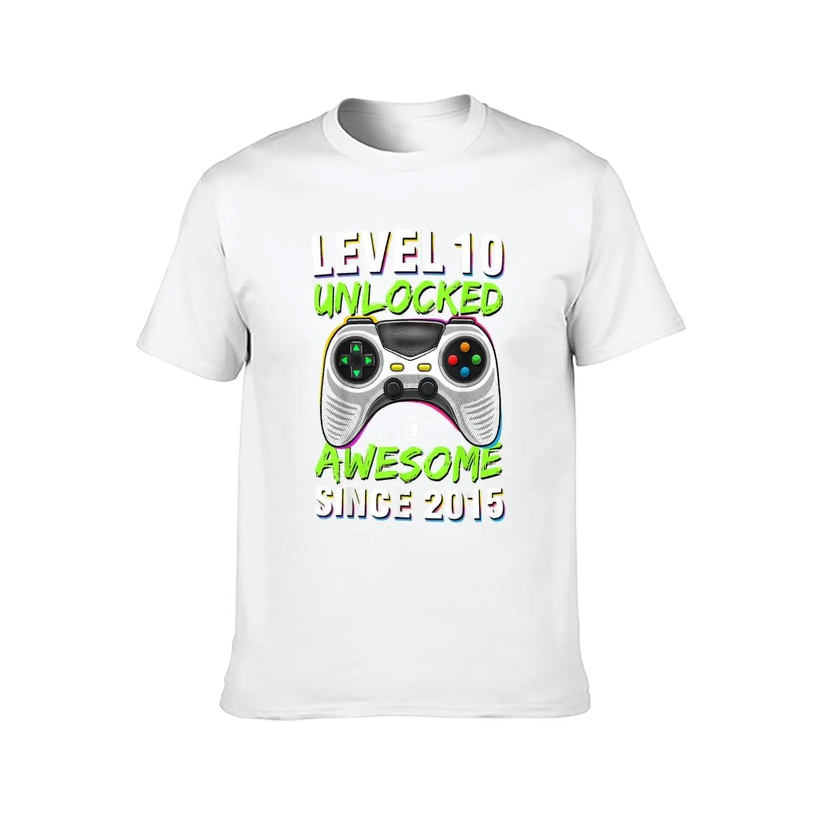 10 سنوات هدية الصبي المستوى 10 مقفلة رهيبة 2015 عيد ميلاد تي شيرت-عيد ميلاد ألعاب متجر الملابس 2025 تي شيرت #2