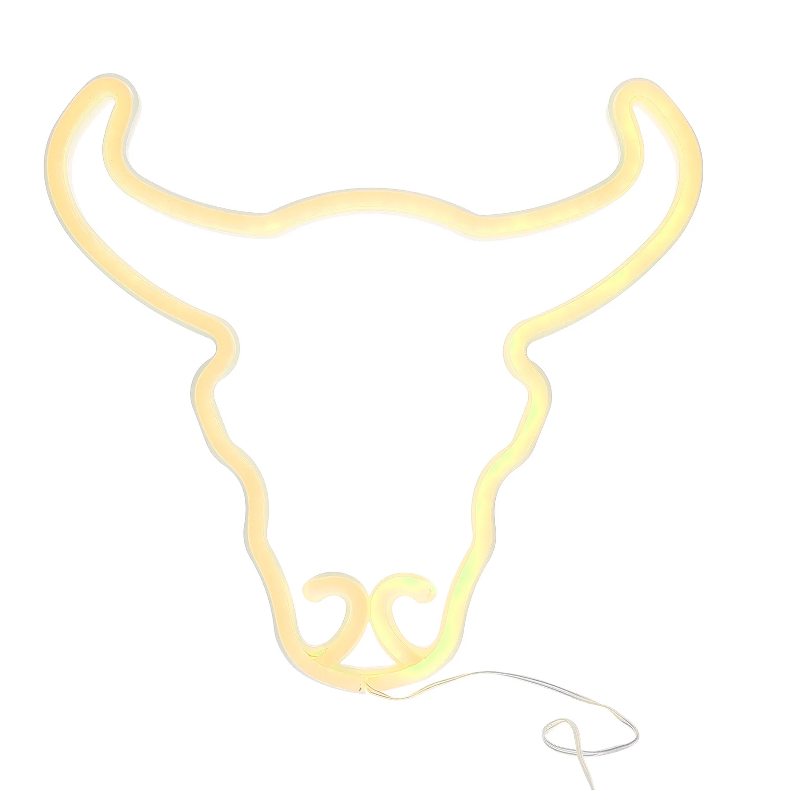 Bull Head Bull Head Neon Lamp For Bedroom Light LED Wall Decor USB Powered Creative Design Perfect for Bedroom Kids Room