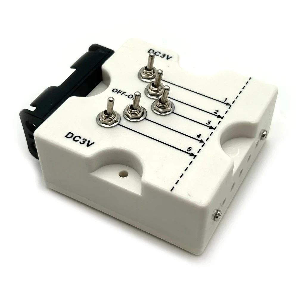 Physical Optics Science Education Kit – Laser Five-Line Light Source Box with Parallel Light & Convex/Concave Lenses