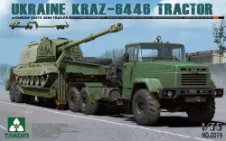 TAKOM 2019 1/35 UKRAINE KRAZ-6446 TRACTOR W/Chmzap-5247g Semi-Trailer Model Kit