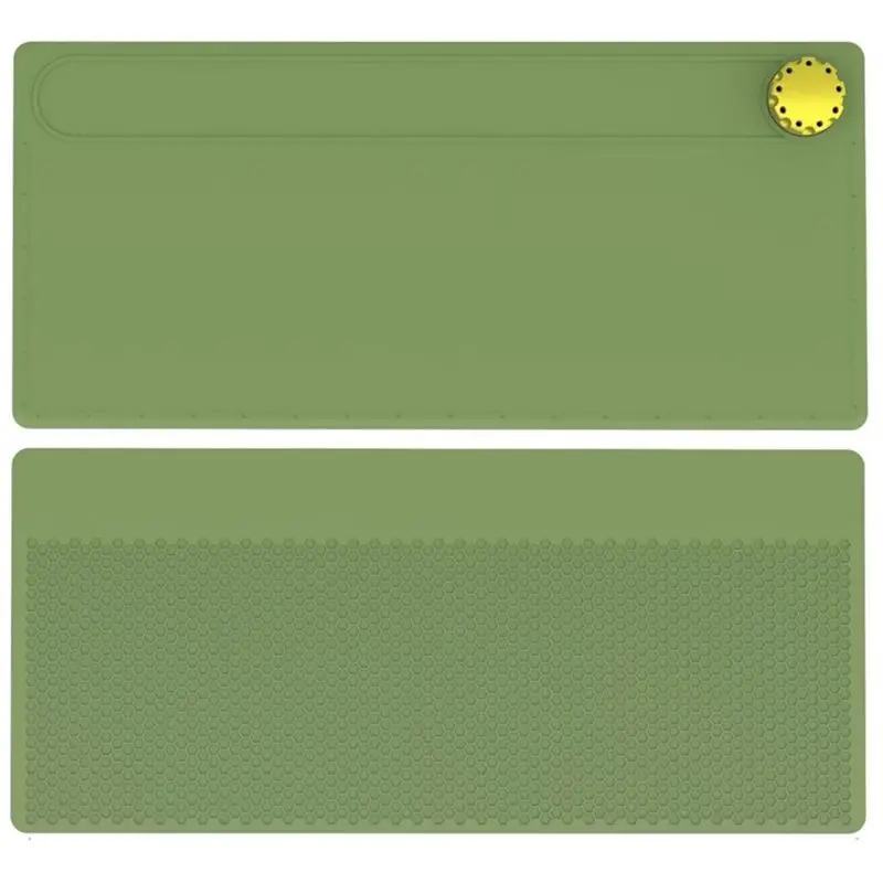 A84X-Insulation Rubber Repair Mat 825X370mm Biggest Work Pad High-Temperature Resistant With Screwdriver Storage Box B