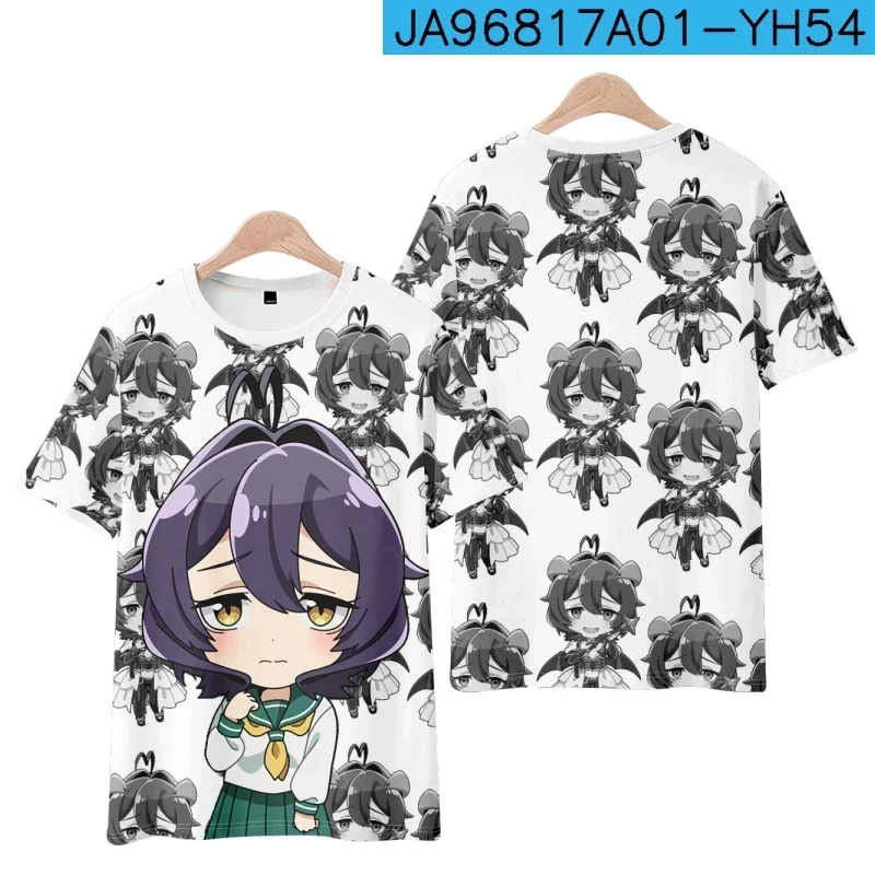 أنيمي الضغط على الفتيات السحرية تي شيرت ثلاثية الأبعاد تي شيرت مطبوع الرجال امرأة قصيرة الأكمام الاطفال تي شيرت Harajuku للجنسين الملابس