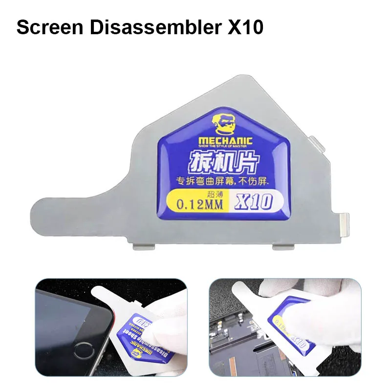 MECHANIC Curved LCD Screen  Disassembly Card for Mobile Phone X10 0.12mm Ultra-thin Screen Back Cover Opening Hand Tool