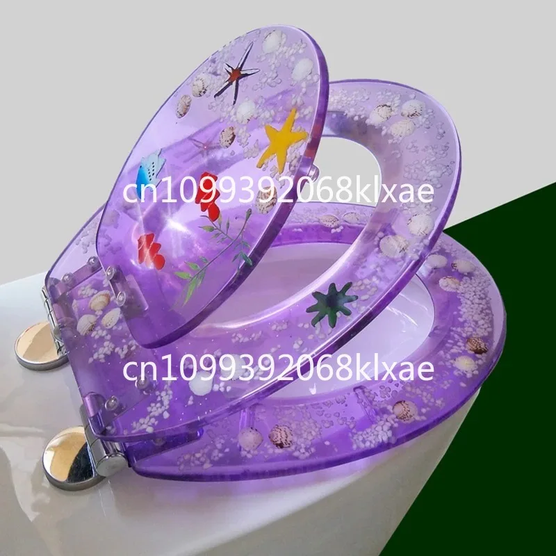 Nordic Resin Parent-child Toilet Cover, Dual-purpose Thickened UVO Type Household Universal Children's Toilet Cover
