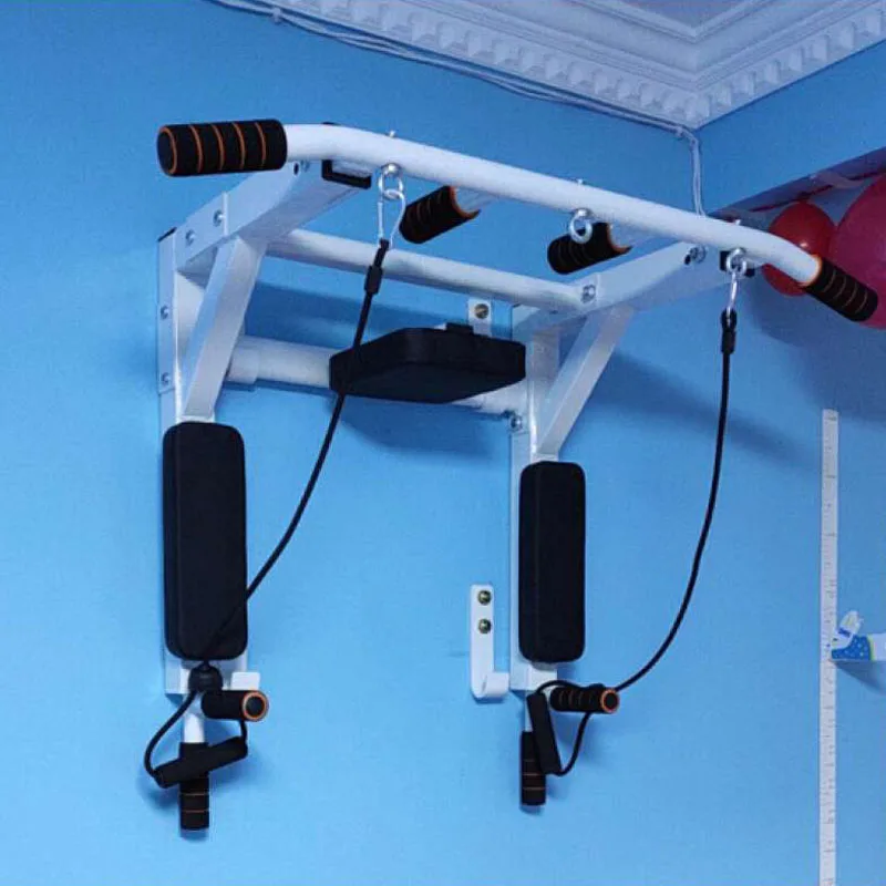 Pull Up Bar Indoor At Home Gym Chin Up Bar Horizontal Power Ropes Slings Training Fitness Equipment Sport
