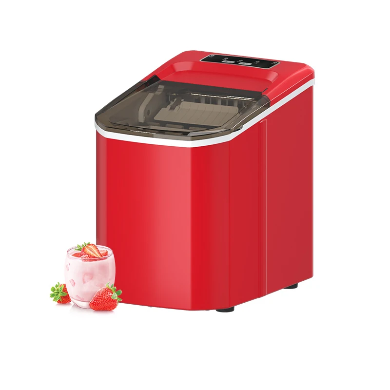 Fully Automatic Ice Maker Portable Household Electric Small Bullet Ice Maker Ice Cube Machine Quick Ice Out 15kg/24h