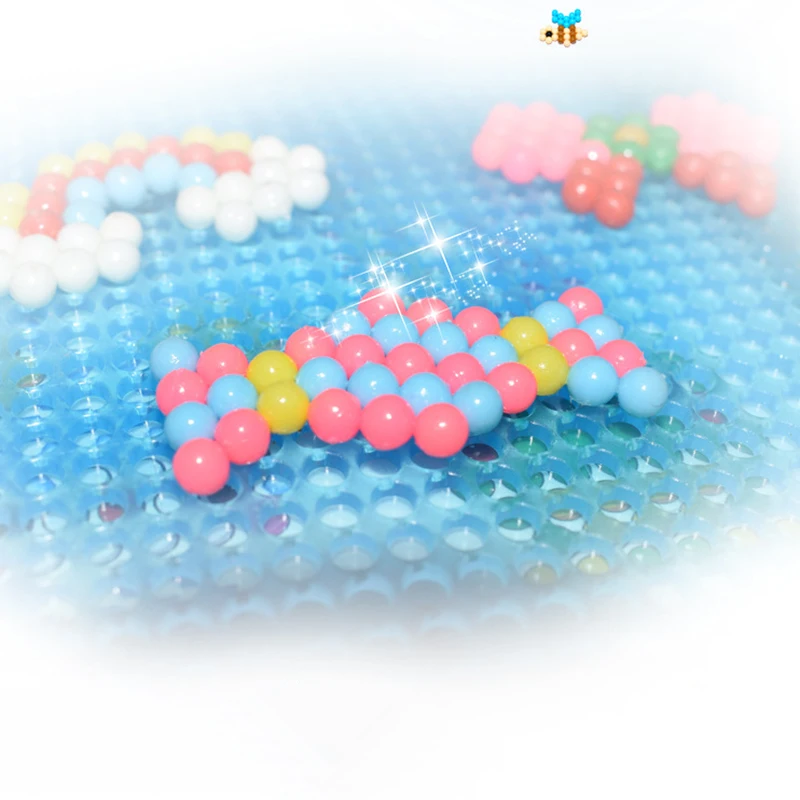 Wasser Nebel DIY Magie Perlen Spielzeug Für Kinder Tier Formen Hand Machen Puzzle Kinder Pädagogisches Spielzeug Zauber Aufzufüllen Bohnen