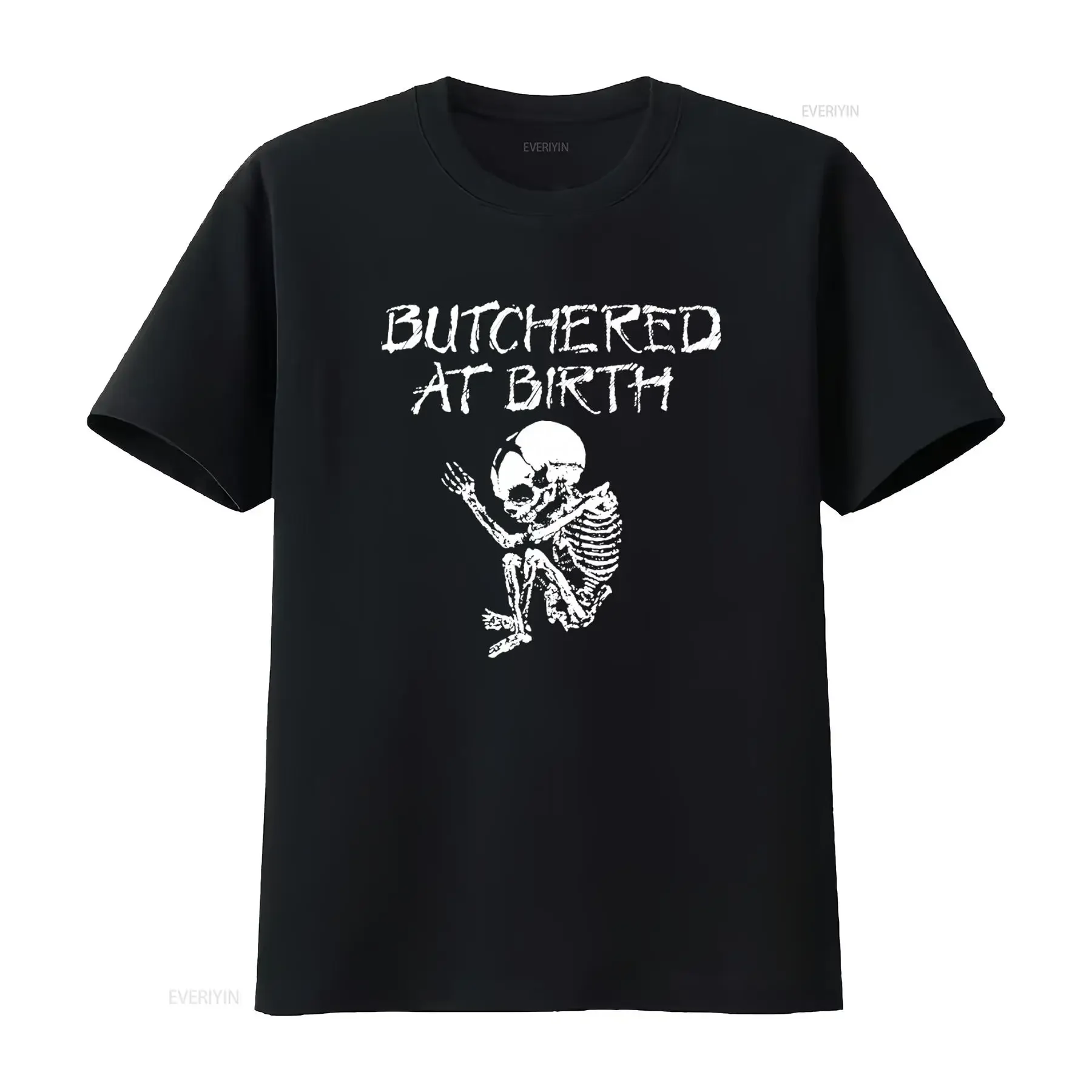 Cannibal Corpse Butchered At Birth Death Metal Rock Band Print T Shirt vintage Washed designer clothes Casual Versatile