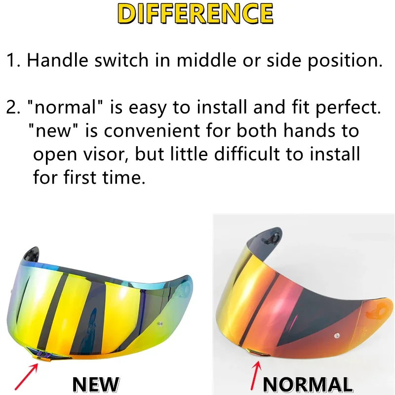 Mũ Bảo Hiểm Xe Máy Full Che Full Mặt Cho AGV K1 K3SV K5 K5S UV Chống Trầy Xước Chắn Gió Kính Che xe Máy Phụ Kiện