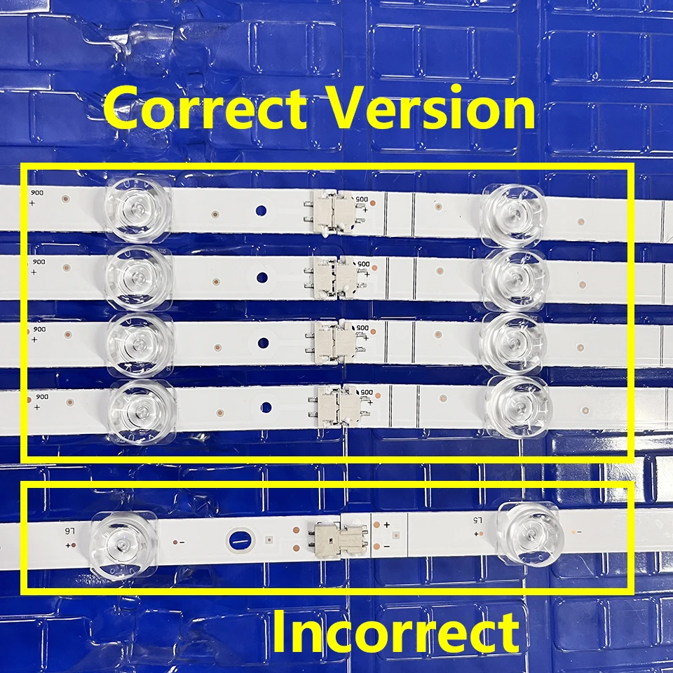 LED Backlight strip 10LED For Hisense 55B7101UW 55A6EG 55S65GV 55R62G 55A68G 55R63G 55A6GTUK