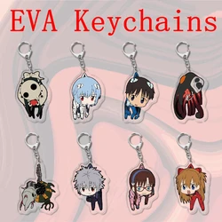 Anime EVA Ayanami Rei Katsuragi Misato Asuka Langley Soryu Ikari Shinji Nagisa Kaworu Ie Y Chain Accessoires Child Spy Cartoon Badge