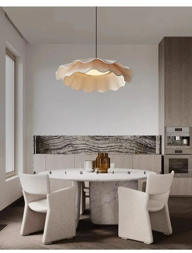 2026 Modern Nordic Simplicity Shell Shaped LED Pendant Lights Creative Minimalist Lamps For Bedroom Hotel Home Decoration Chande