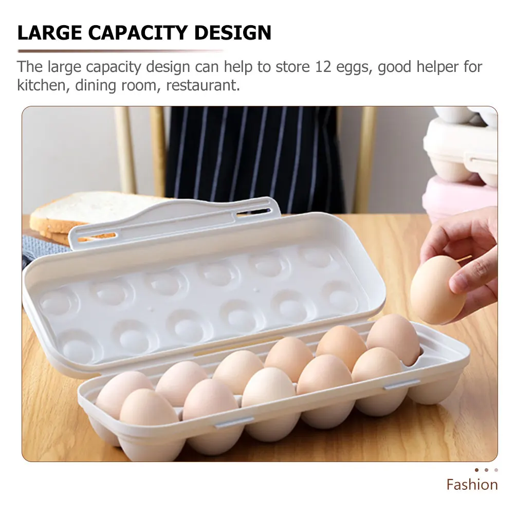 

Holder Fridge Organizer Large Capacity Refrigerator Storage Box Kitchen Organizer Plastic Container For Egg Storage