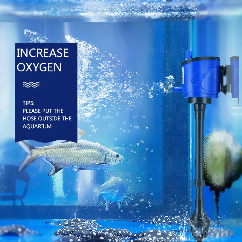 8/12/20/30/45w Aquarium Water Pump Aquarium Filter Pump For Fish Tank Coral Reef Marine Tank Pump Increase Air Oxygen Pump