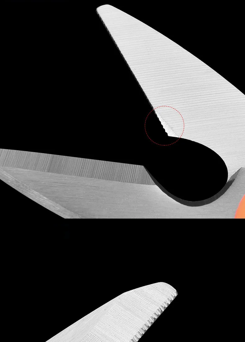 2/1 High Carbon Stahl Schere Haushalt Schere Werkzeuge Elektriker Schere Abisolieren Draht Schneiden Werkzeuge für Stoffe, Papier a. – Detail 5