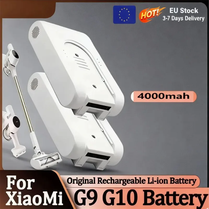 Xiaomi Mijia Dreame G9 G10 Kabelloser Staubsauger Wiederaufladbarer Lithium-Ionen-Akku 25,2V 4000mAh Kompatibel mit 18650
